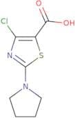 4-Chloro-2-(pyrrolidin-1-yl)-1,3-thiazole-5-carboxylic acid