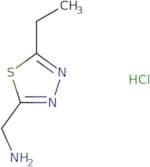 (5-Ethyl-1,3,4-thiadiazol-2-yl)methanamine hydrochloride