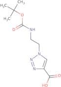 1-(2-{[(tert-Butoxy)carbonyl]amino}ethyl)-1H-1,2,3-triazole-4-carboxylic acid