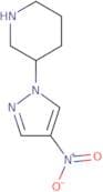 3-(4-Nitro-1H-pyrazol-1-yl)piperidine