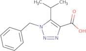 1-Benzyl-5-(propan-2-yl)-1H-1,2,3-triazole-4-carboxylic acid