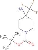 tert-butyl 4-amino-4-(trifluoromethyl)piperidine-1-carboxylate