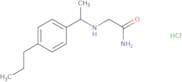 2-{[1-(4-Propylphenyl)ethyl]amino}acetamide hydrochloride