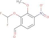 2-(Difluoromethoxy)-3-methoxy-4-nitrobenzaldehyde