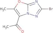 1-{2-Bromo-5-methyl-[1,2,4]triazolo[3,2-b][1,3]oxazol-6-yl}ethan-1-one
