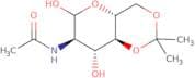 2-Acetamido-2-deoxy-4,6-O-isopropylidene-D-glucopyranose