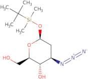 3-Azido-2,3-dideoxy-1-O-(tert-butyldimethylsilyl)-b-D-arabino-hexopyranose