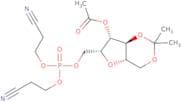 4-O-Acetyl-2,5-anhydro-1,3-O-isopropylidene-6-[bis(2-cyanoethyl)phosphoryl]-D-glucitol