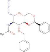2-Acetamido-3-O-benzyl-4,6-O-benzylidene-2-deoxy-b-D-glucopyranosyl azide