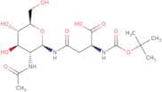 N-omega-(2-Acetamido-2-deoxy-b-D-glucopyranosyl)-N-a-Boc-L-asparagine