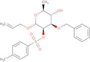 Allyl 3-O-benzyl-2-O-p-toluenesulfonyl-a-L-rhamnopyranoside