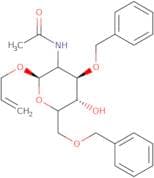 Allyl 2-acetamido-3,6-di-O-benzyl-2-deoxy-b-D-glucopyranoside