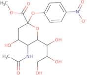 5-Acetamino-4-hydroxy-2-(4-nitro-phenoxy)-6-(1,2,3-trihydroxy-propyl)-tetrahydro-pyran-2-carboxyli…