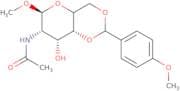 N-Acetyl-4,6-(p-methoxybenzylidene)-2-deoxy-1-O-methyl-α-D-galactosamine