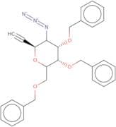 Anhydro-4-azido-5,6,8-tri-O-benzyl-1,2,4-trideoxy-D-glycero-D-gulo-oct-1-ynitol