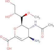 5-(Acetylamino)-4-amino-2,6-anhydro-3,4,5-trideoxy-7-O-methyl-D-glycero-D-galacto-non-2-enonic acid