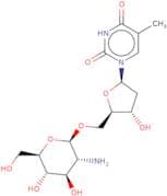 5'-O-(2-Amino-2-deoxy-D-glucopyranosyl)-thymidine