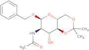 Benzyl 2-acetamido-2-deoxy-4,6-O-isopropylidene-α-D-glucopyranoside