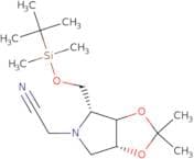 5-O-tert-Butyldimethylsilyl-N-cyanomethyl-1,4-dideoxy-1,4-imino-2,3-O-isopropylidene-D-ribitol