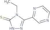4-Ethyl-5-(pyrazin-2-yl)-4H-1,2,4-triazole-3-thiol