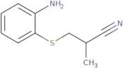 3-[(2-Aminophenyl)sulfanyl]-2-methylpropanenitrile