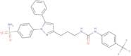 4-[5-Phenyl-3-[3-[N′-(4-trifluoromethylphenyl)ureido]propyl]pyrazol-1-yl]benzenesulfonamide