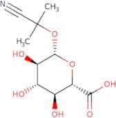 1-Cyano-1-methylethyl b-D-glucopyranosiduronic acid