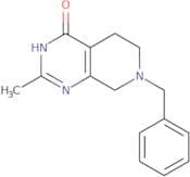 7-benzyl-2-methyl-5,6,7,8-tetrahydropyrido[3,4-d]pyrimidin-4(3H)-one
