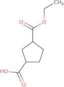 rac-(1R,3S)-3-(Ethoxycarbonyl)cyclopentane-1-carboxylic acid