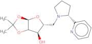 5-Deoxy-1,2-O-isopropylidene-5-[(2R-pyridin-2-yl-pyrrolidine)-1-yl]-a-D-xylofuranose
