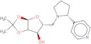 5-Deoxy-1,2-O-isopropylidene-5-[(2R-pyridin-4-yl-pyrrolidine)-1-yl]-a-D-xylofuranose