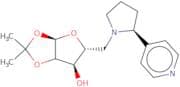 5-Deoxy-1,2-O-isopropylidene-5-[(2S-pyridin-4-yl-pyrrolidine)-1-yl]-a-D-xylofuranose