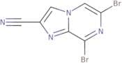 6,8-Dibromoimidazo[1,2-a]pyrazine-2-carbonitrile