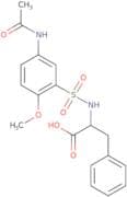 2-(5-Acetamido-2-methoxybenzenesulfonamido)-3-phenylpropanoic acid