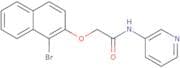 2-(1-Bromonaphthalen-2-yloxy)-N-(pyridin-3-yl)acetamide