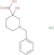 1-Benzyl-3-hydroxypiperidine-3-carboxylic acid hydrochloride