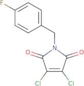 3,4-Dichloro-1-[(4-fluorophenyl)methyl]-2,5-dihydro-1H-pyrrole-2,5-dione