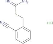 {[(2-Cyanophenyl)methyl]sulfanyl}methanimidamide hydrochloride