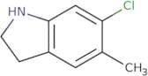6-Chloro-5-methyl-2,3-dihydro-1H-indole