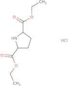 rac-2,5-Diethyl (2R,5S)-pyrrolidine-2,5-dicarboxylate hydrochloride