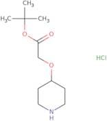 tert-Butyl 2-(piperidin-4-yloxy)acetate hydrochloride