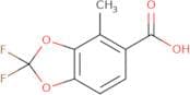 2,2-Difluoro-4-methyl-1,3-dioxaindane-5-carboxylic acid
