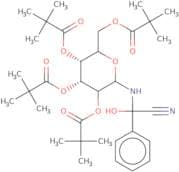 N-[2-(2'-Hydroxyphenylacetonitrile)]-2,3,4,6-tetra-O-pivaloyl-D-glucopyranoside