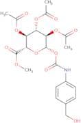 1-[[4-(Hydroxymethyl)phenyl]carbamate]-2,3,5-triacetate-β-D-glucopyranuronic acid methyl ester