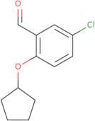 5-Chloro-2-(cyclopentyloxy)benzaldehyde