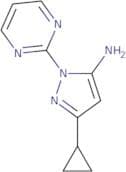 3-Cyclopropyl-1-(pyrimidin-2-yl)-1H-pyrazol-5-amine