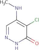 4-Chloro-5-(methylamino)-2,3-dihydropyridazin-3-one