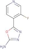 5-(3-Fluoro-4-pyridinyl)-1,3,4-oxadiazol-2-amine