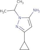 3-Cyclopropyl-1-(propan-2-yl)-1H-pyrazol-5-amine