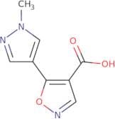 5-(1-Methyl-1H-pyrazol-4-yl)-1,2-oxazole-4-carboxylic acid